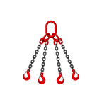 Four Leg 8mm Grade 80 Chain Sling (4.25 Ton)