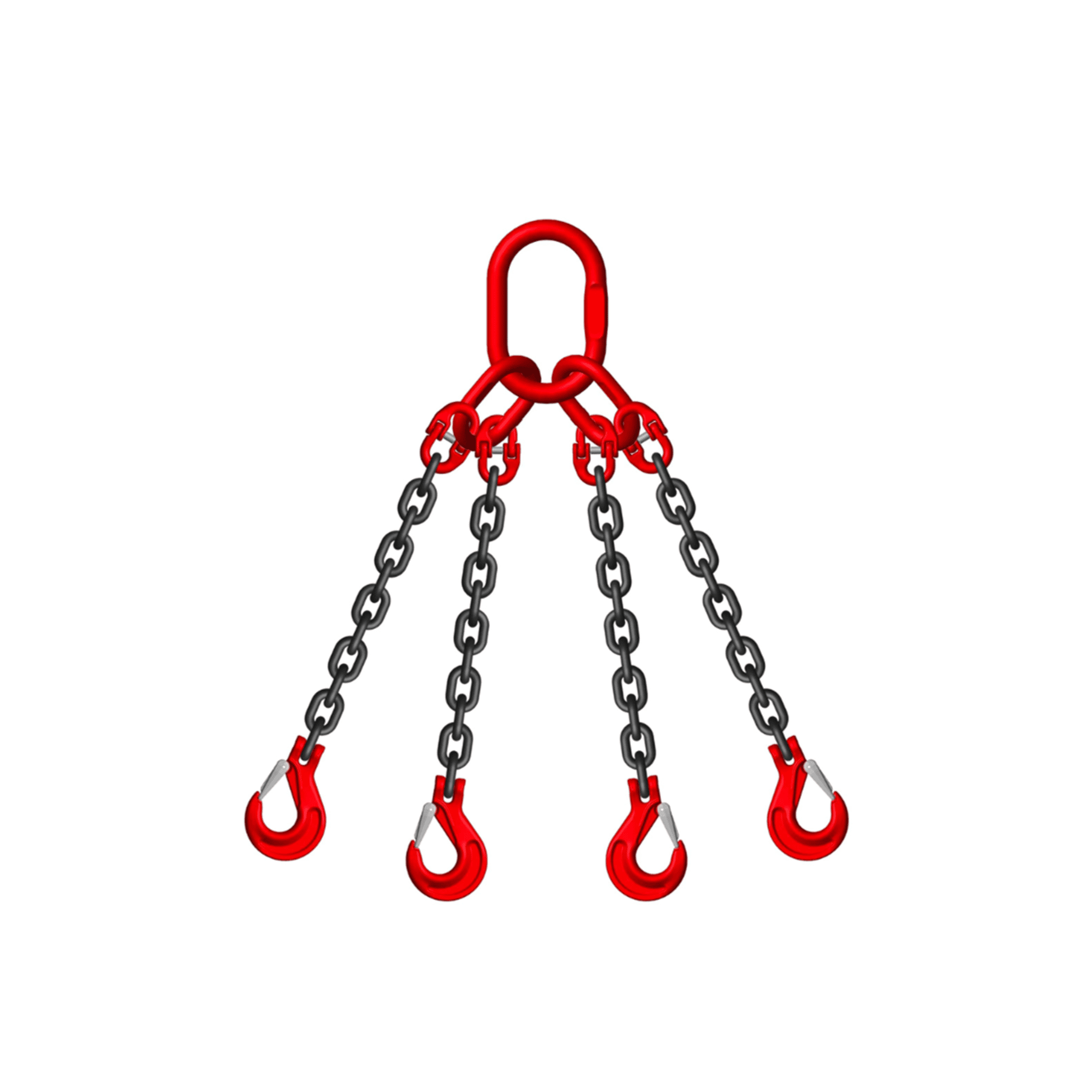Four Leg 8mm Grade 80 Chain Sling (4.25 Ton)
